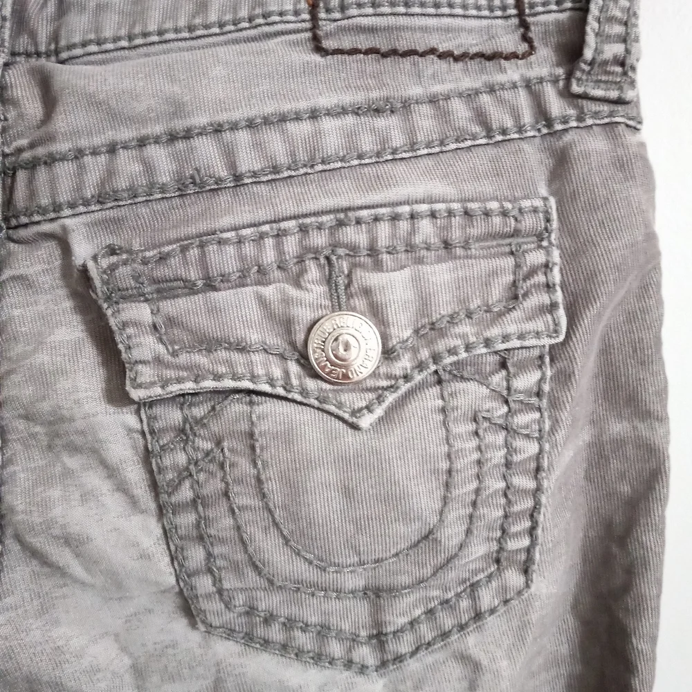 True Religion 14 Julie Skinny Ribbed Jeans